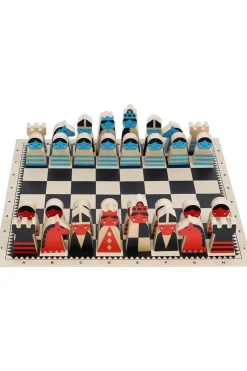 Speelgoed On The Move Wooden Chess Set-Petit Collage Fashion