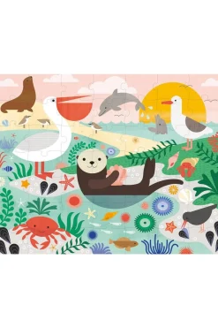 Speelgoed Two Sided On-The-Go Puzzle Under The Sea-Petit Collage Fashion