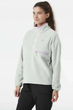 Online Picture Organic Clothing Fleece Arcca W 1/4 Fleece Cloudy Blue