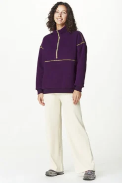 Discount Picture Organic Clothing Fleece Cylla 1/4 Potent Purple