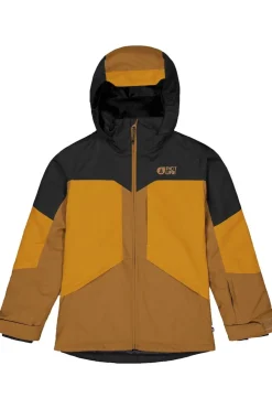 Hot Picture Organic Clothing Ski-Jas Cossmo Jkt Black Honey Chocolate