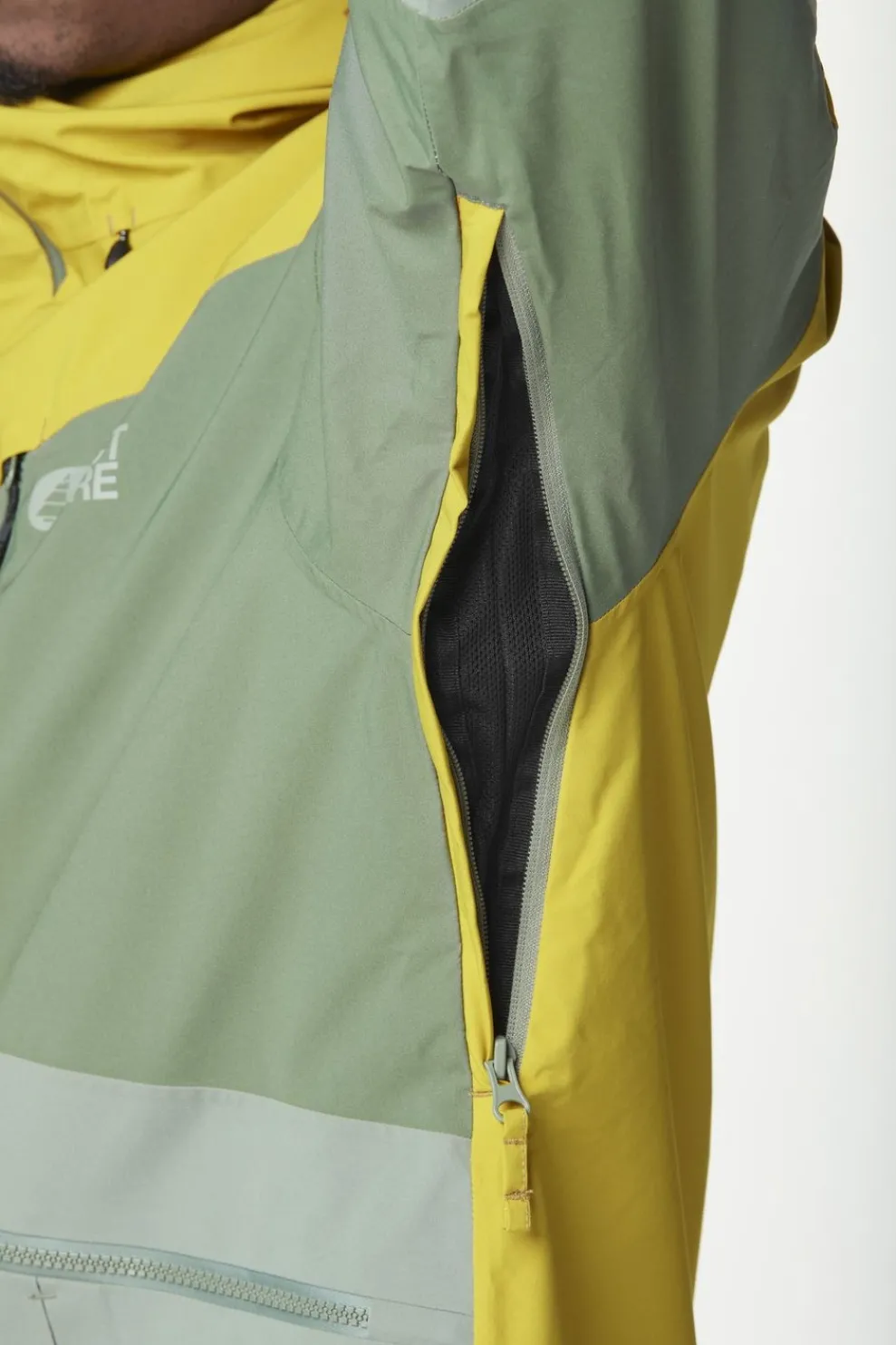 New Picture Organic Clothing Ski-Jas Naikoon Jkt Golden L Wreath Shadow