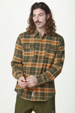 Outlet Picture Organic Clothing Hemd Niley Shirt A Kombu Plaid
