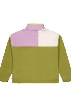 Hot Picture Organic Clothing Fleece Arcca W 1/4 Fleece Green Moss Vanilla Orch