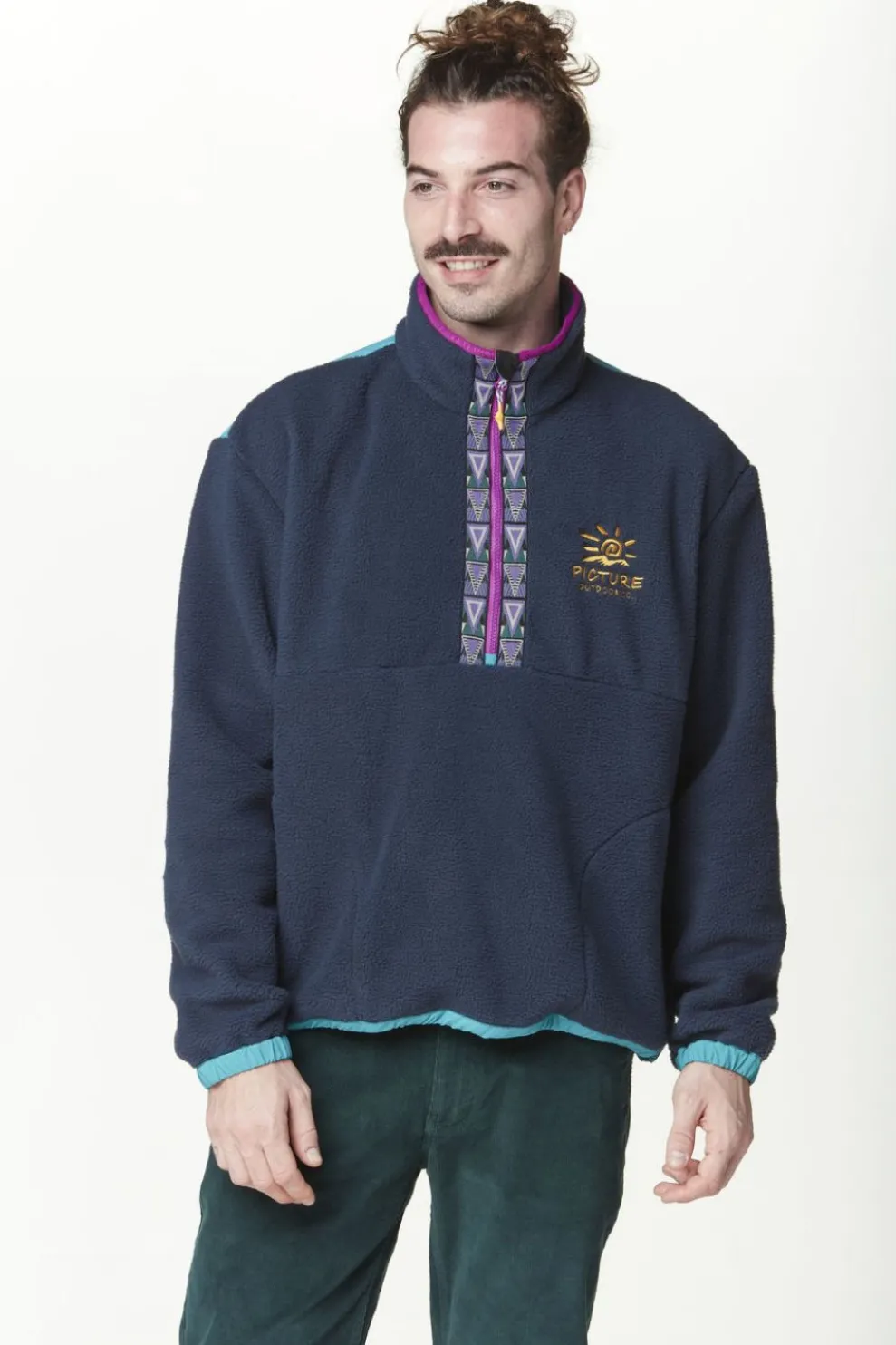 Fleece Gamvik 1/4 Zip-Picture Organic Clothing Sale