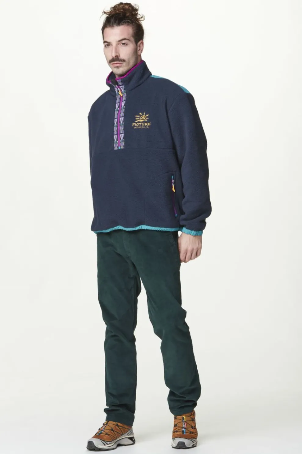 Fleece Gamvik 1/4 Zip-Picture Organic Clothing Sale
