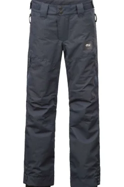 New Picture Organic Clothing Verhuur - Skibroek Time Dark Blue