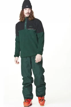 Clearance Picture Organic Clothing Fleece Arcca 1/4 Fleece Ponderosa Pine Black