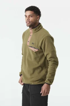 Clearance Picture Organic Clothing Fleece Arcca 1/4 Fleece Tobacco