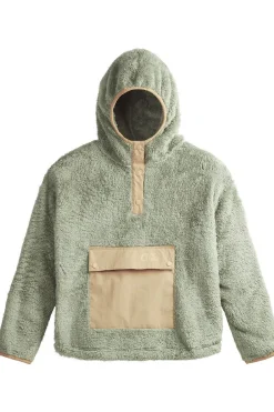 Clearance Picture Organic Clothing Fleece Darie 1/4 Hoodie Shadow