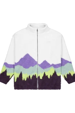 Clearance Picture Organic Clothing Fleece Nyss Zip Purple Mountains
