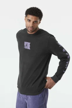 New Picture Organic Clothing T-Shirt Pembroke Ls Tee Black Washed