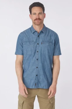 Discount PME Legend Hemd Indigo Chambray Elmwood