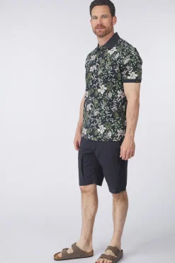 Sale PME Legend Polo Printed Fine Pique Dark Navy