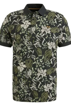 Sale PME Legend Polo Printed Fine Pique Dark Navy