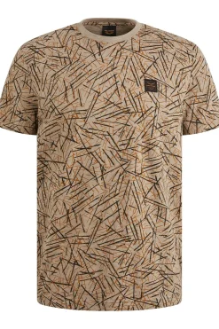 New PME Legend T-Shirt Slub Jersey Aop Silver Sage