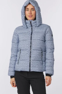 Clearance Poivre Blanc Ski-Jas Cassia Jacket Tweed Gothic Blue