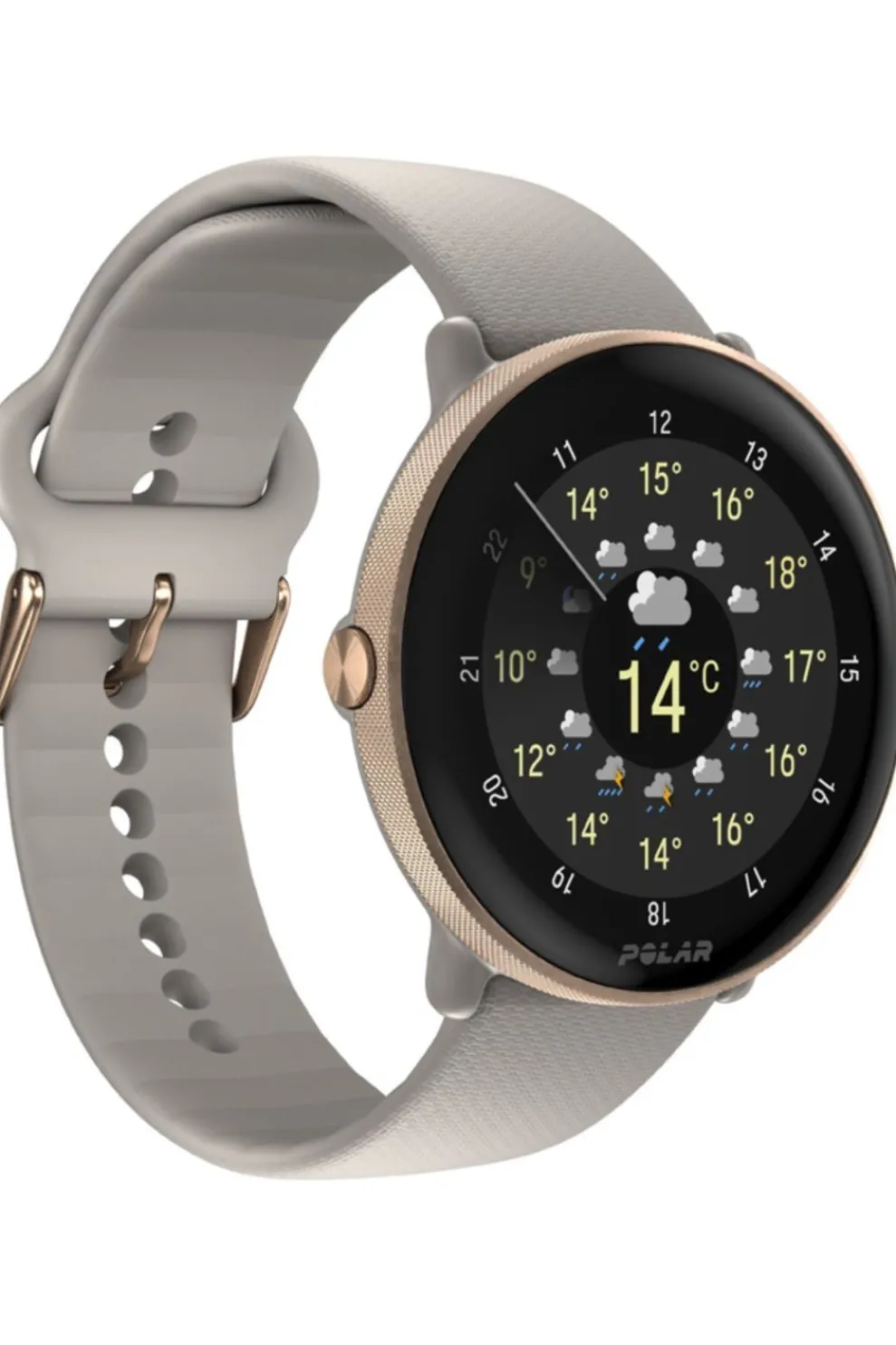 Online Polar Sporthorloge Ignite 3 S-L Greige Sand