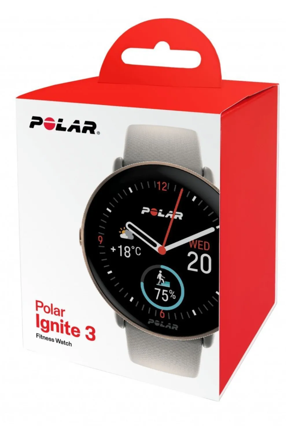 Online Polar Sporthorloge Ignite 3 S-L Greige Sand