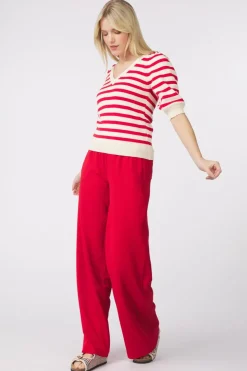 Hot Pom Amsterdam Broek Scarlet Summer Red