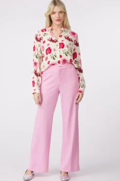 Broek Wide Leg Rose Pink-Pom Amsterdam Sale
