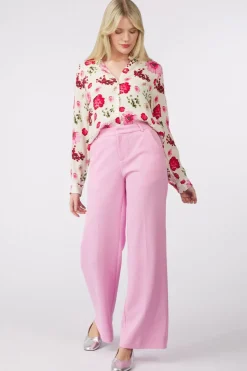Broek Wide Leg Rose Pink-Pom Amsterdam Sale