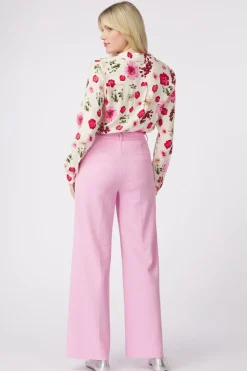 Broek Wide Leg Rose Pink-Pom Amsterdam Sale
