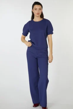 Broek Wide Leg Sapphire-Pom Amsterdam Discount