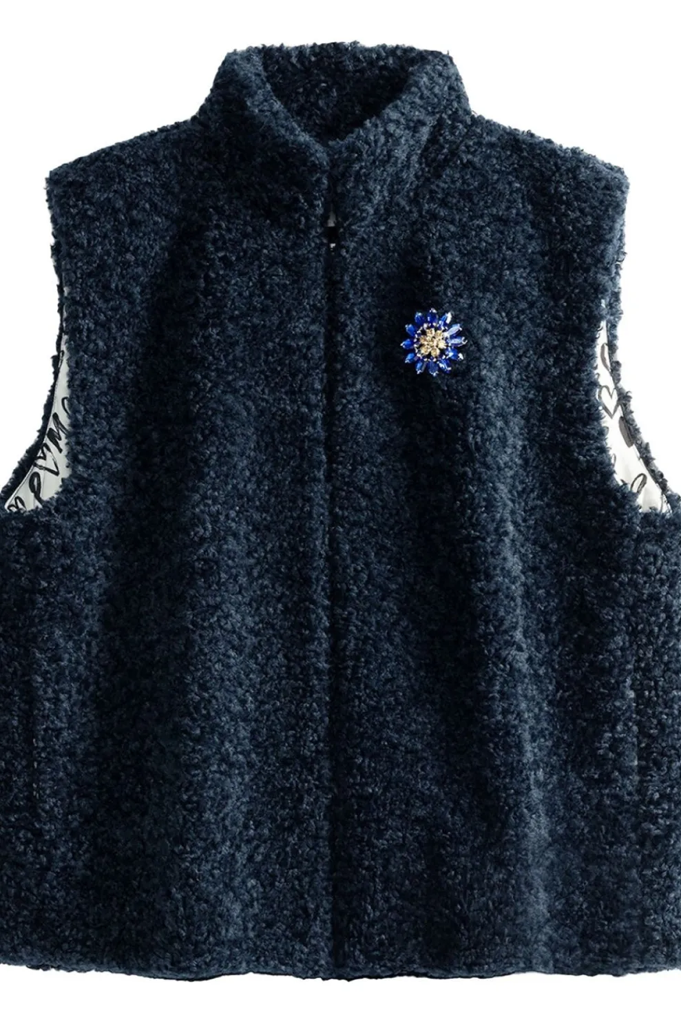 Gilet Teddy Love Navy-Pom Amsterdam Sale