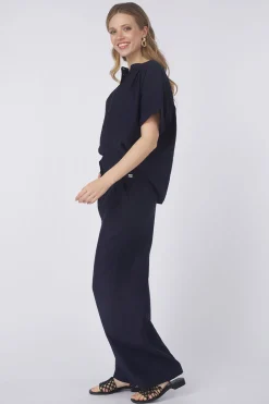 New Pom Amsterdam Hemd Deep Dark Blue