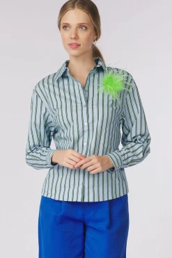 Hemd Striped Poplin Cloudy-Pom Amsterdam Hot