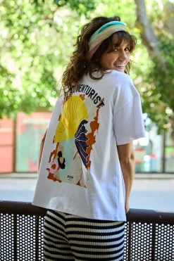 Sjaal Shawl Paradise Stripes Linen-Pom Amsterdam Online