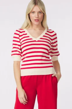 Trui Striped Scarlet-Pom Amsterdam Fashion