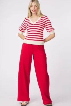Trui Striped Scarlet-Pom Amsterdam Fashion