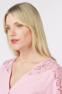 Clearance Pom Amsterdam T-Shirt Rose Pink Blue