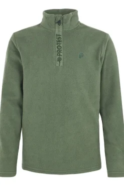 Hot Protest Perfecty Jr 1/4 Zip Top Thyme