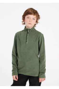 Hot Protest Perfecty Jr 1/4 Zip Top Thyme