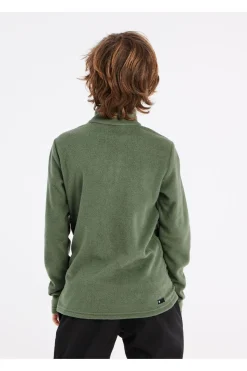 Hot Protest Perfecty Jr 1/4 Zip Top Thyme