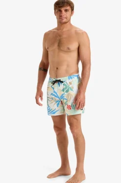 Fashion Quiksilver Zwemshort Surfsilk Solid Volley 16 White Blueweed