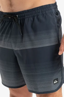 New Quiksilver Zwemshort Surfsilk Scallop Volley 16In Dark Navy Tijuana