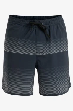 New Quiksilver Zwemshort Surfsilk Scallop Volley 16In Dark Navy Tijuana