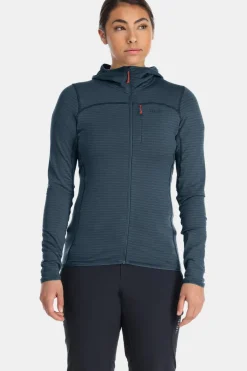 Clearance Rab Fleece Ascendor Light Hoodie Orion Blue