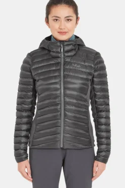 Clearance Rab Jas Cirrus Flex Hoodie Wmns Graphene