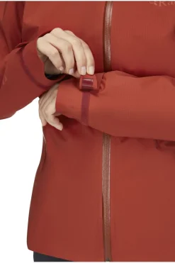 Outlet Rab Regenjas Firewall Light Tuscan Red