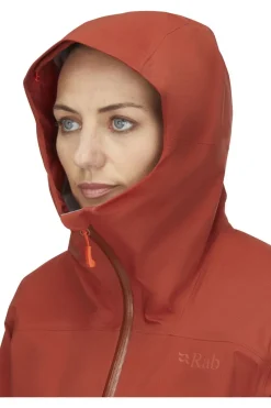 Outlet Rab Regenjas Firewall Light Tuscan Red