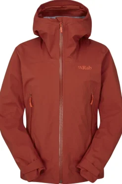 Outlet Rab Regenjas Firewall Light Tuscan Red