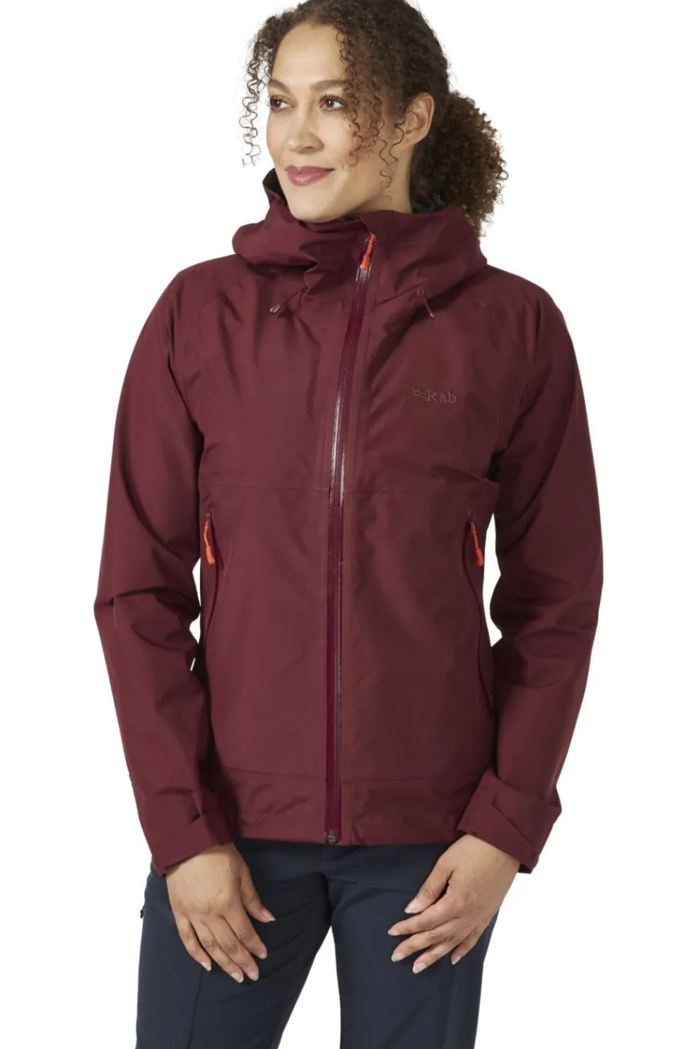 Outlet Rab Regenjas Namche Paclite Deep Heather