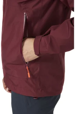 Outlet Rab Regenjas Namche Paclite Deep Heather