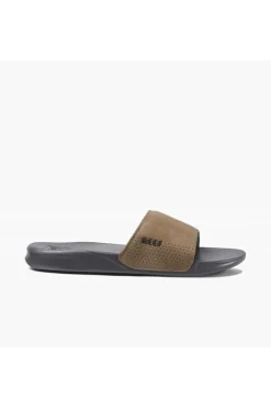 New Reef One Slide Grey/Tan