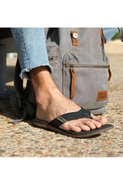 Clearance Reef Slippers M'S Santa Ana Black